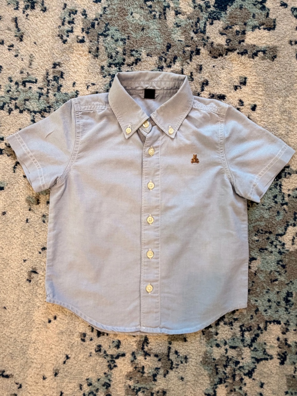 Baby Classic Button-Down  Shirt in Light Blue 3Y